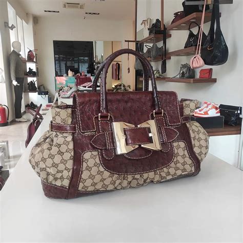 borsa gucci in pelle di struzzo|Borse Gucci Struzzo per Donna .